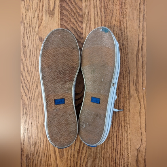 Keds Women's Kickstart Chambray Stripe Linen Sneaker - Picture 6 of 7